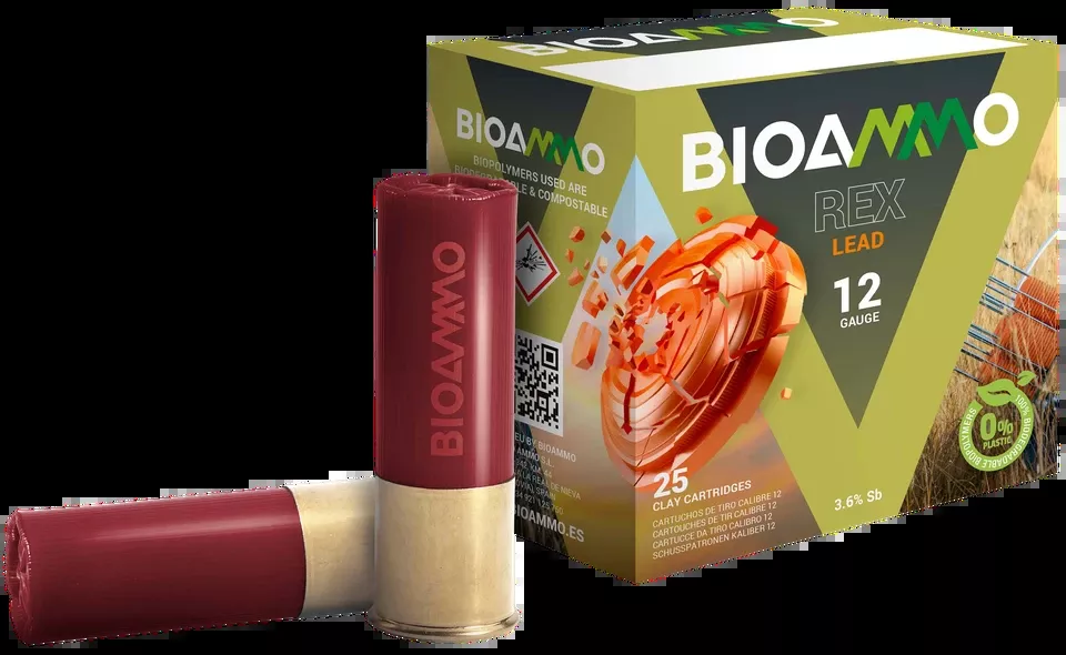 Bioammo BR2880 Rex Lead 12 Gauge Competition Shotgun Shells - 1oz 8 Shot, 25/Box