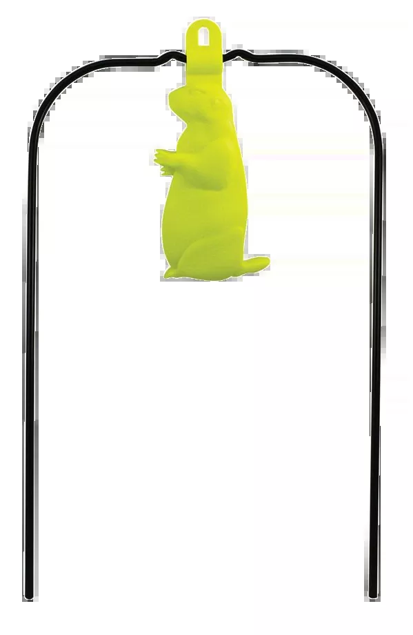 Birchwood Casey Ground Strike Hanging Prairie Dog Target - Rubber/Metal Impact Enhancement