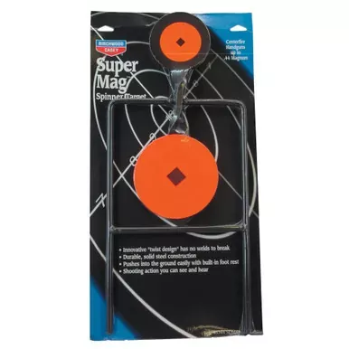 Birchwood Casey World of Targets Super Double Mag Spinner Target | Super Double Mag | Up to .44 Mag | BC-46344