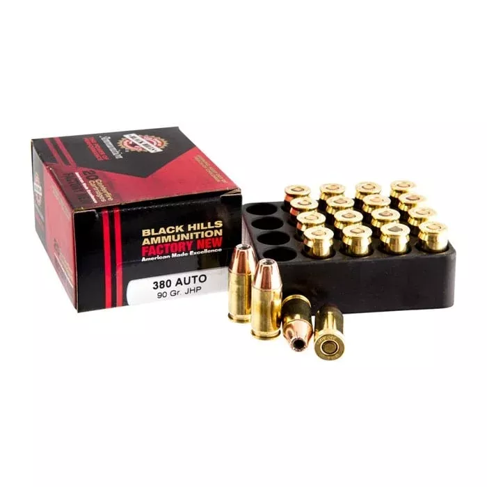 BLACK HILLS AMMUNITION – 380 Auto 100gr FMJ 20/Box Quantity Discount PriceAdd To Favorite