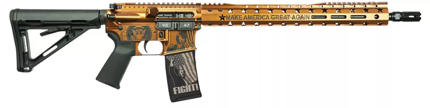 Black Rain Ordnance 24111204C SPEC15 5.56 NATO 30+1 16″ Black Nitride Stainless Steel Barrel, Aluminum Receiver, 15″ Slim M-LOK Handguard, Magpul Black Polymer Stock, Black Magpul Grip