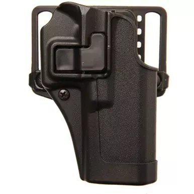 BLACKHAWK SERPA CQC Concealment Holster with Belt and Paddle Attachment | Fits Glock 42 | Right Hand | Matte Black | 410567BK-R