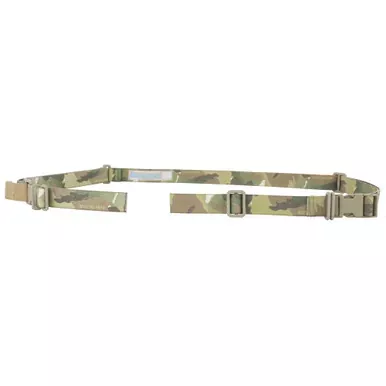 Blue Force Gear Vickers | 2-Point Combat Sling | Push Button Swivels | 54″ with Adjuster Tightened | Black | 1.00″ Webbing | VCAS-PB-125-AA-BK