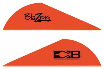 BOHNING BLAZER VANES – 2″ SOLID NEON RED 36PK