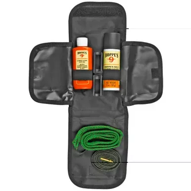 BoreSnake Soft-Sided Gun Cleaning Kit | .22 Caliber Centerfire and Rimfire Rifle | Includes | Solvent | Oil | Weatherguard Cloths | and Puller Tool | 34011