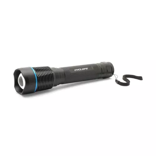 Brontes 2K Flashlight – Black, 2000 Lumens