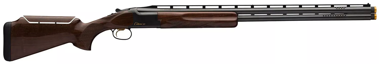 Browning 018075326 Citori CXT 12 Gauge 30″ 3″ 2RD, Lightweight Ported Barrels, Gold Enhanced Receiver, American Black Walnut Monte Carlo Stock With Graco Adjustable Comb