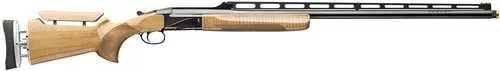 Browning BT-99 Max Full Size 12 Gauge Single Shot 2.75" 1 Shot 32" Polished Blued Adjustable Vent Rib Barrel, Blued Steel Receiver, Adjustable Gloss AAAA Maple Wood Stock