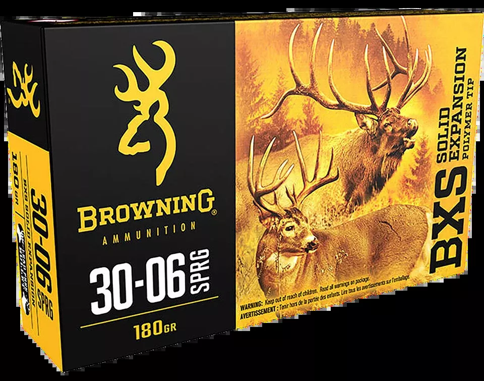 Browning BXS Copper Expansion 30-06 Springfield 180gr Lead-Free Ammo - 20 Rounds