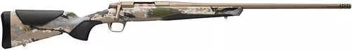Browning X-Bolt 2 Speed 6.5 PRC 3+1 24" Smoked Bronze Cerakote Fluted Sporter SR Barrel, Smoked Bronze Cerakote Drilled & Tapped/X-Lock Mount Steel Receiver, Ovix Camo Vari-Tech w/Adj Comb & LOP Synthetic Stock