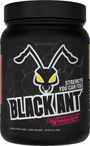 BUCKED UP BLACK ANT PREWORKOUT – STRAWBERRY LEMONADE 20 SERVING