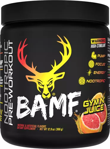 BUCKED UP PRE-WORKOUT BAMF – GYM N’ JUICE 30 SERVINGS