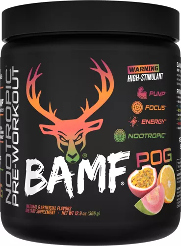 BUCKED UP PRE-WORKOUT BAMF – POG 30 SERVINGS