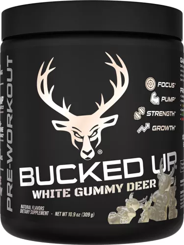 BUCKED UP PRE-WORKOUT WHITE – GUMMY DEER PINEAPPLE 30SERVING