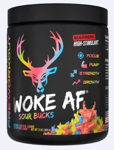 BUCKED UP PRE-WORKOUT WOKE AF – SOUR BUCKS 30 SERVINGS