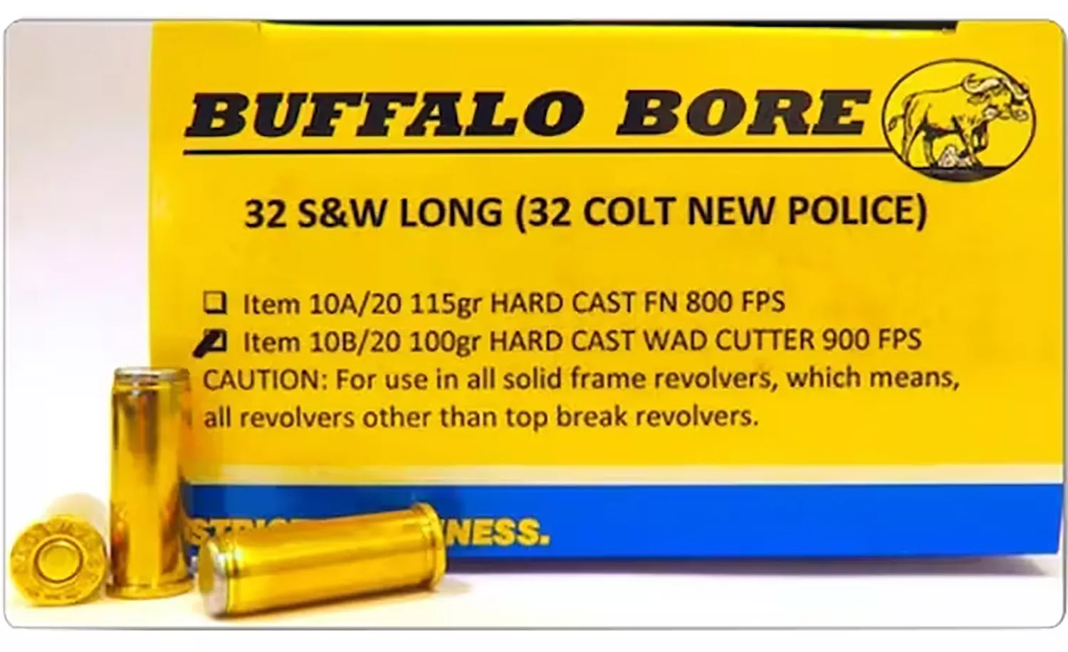 Buffalo Bore Ammunition .500 S&W Magnum 375 gr, 20-Round Box