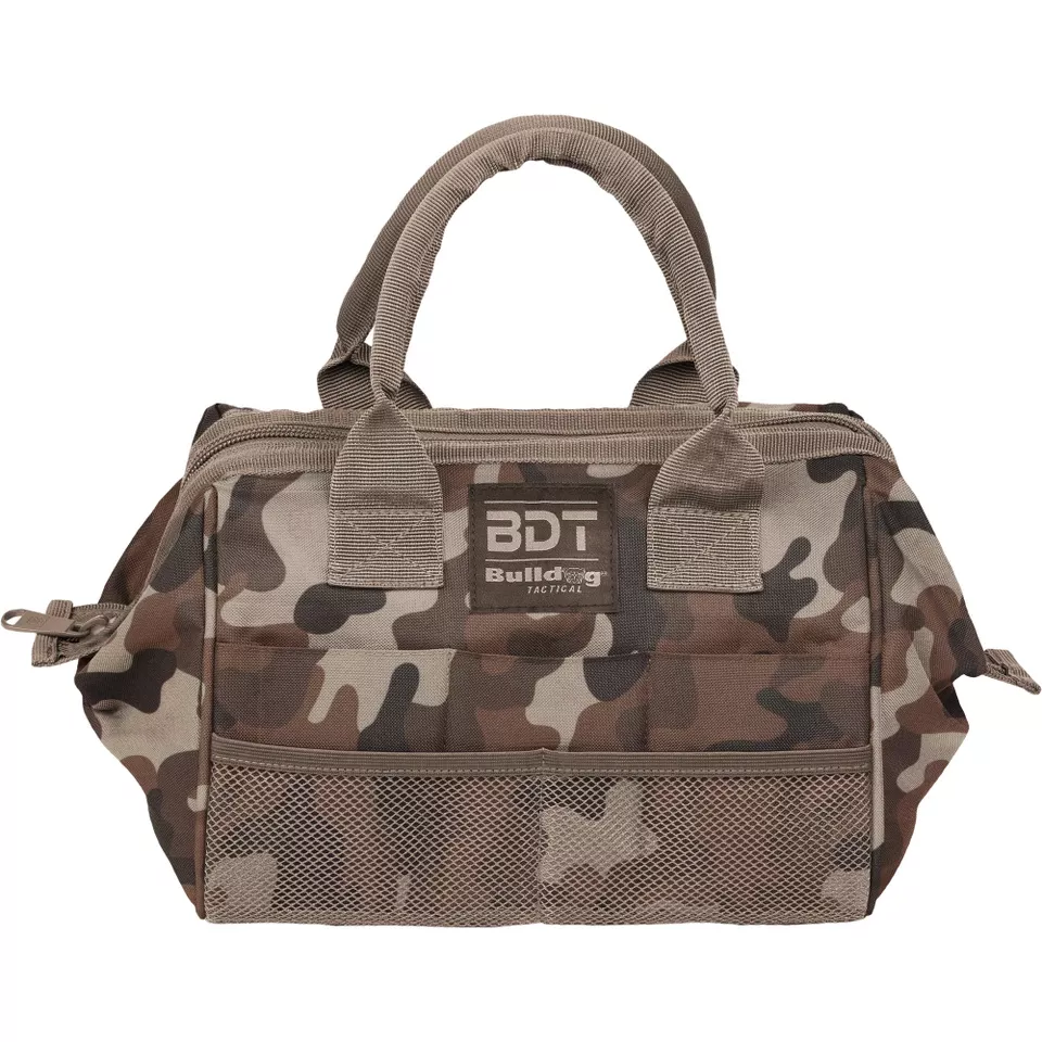 Bulldog Ammo/Accessory Bag in Throwback Camo Design