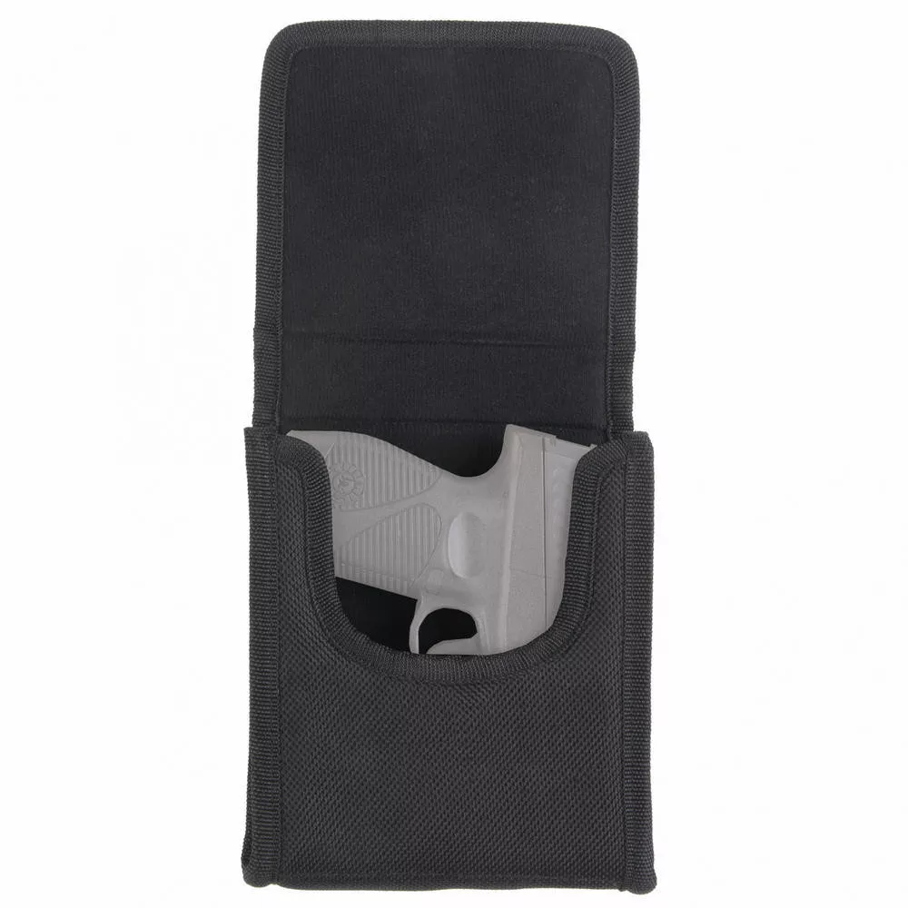 Bulldog Black Nylon Cell Phone Belt Holster