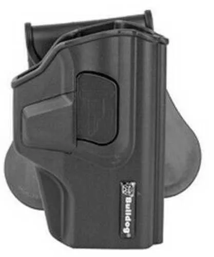 Bulldog Cases Rapid Release Paddle Holster | Right Hand | Fits SigP320 Series | Black Polymer | RR-S320