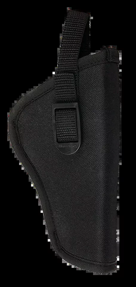 Bulldog DLX20 Pit Bull OWB Holster for Glock 43, Ruger LC9, S&W Bodyguard, Glock 42, 2-3" Barrel, Right Hand, Black Nylon Belt Loop