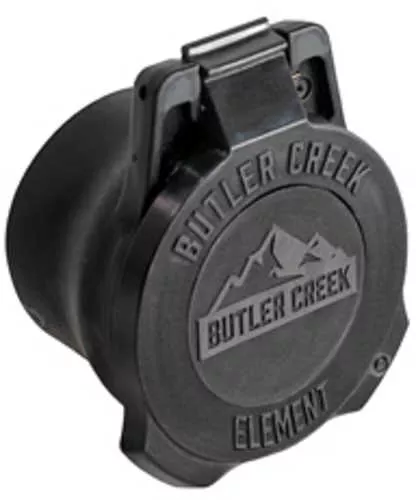Butler Creek Element Scope Cover | 60mm-65mm | Black | Objective | ESC65