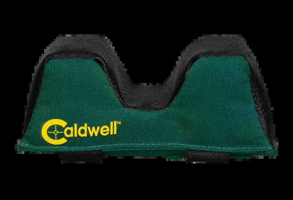 Caldwell Universal Front Rest Bag - Green/Black, 600D Polyester, Leather Padding