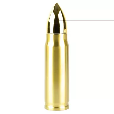 Caliber Gourmet Bullet Thermo Bottle | Gold | CBG-TMS-1032