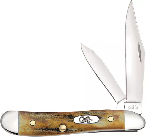 CASE KNIVES GENUINE STAG – PEANUT