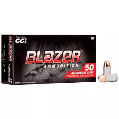 CCI Blazer .45 ACP Ammo 230 Grain FMJ 50 Rounds