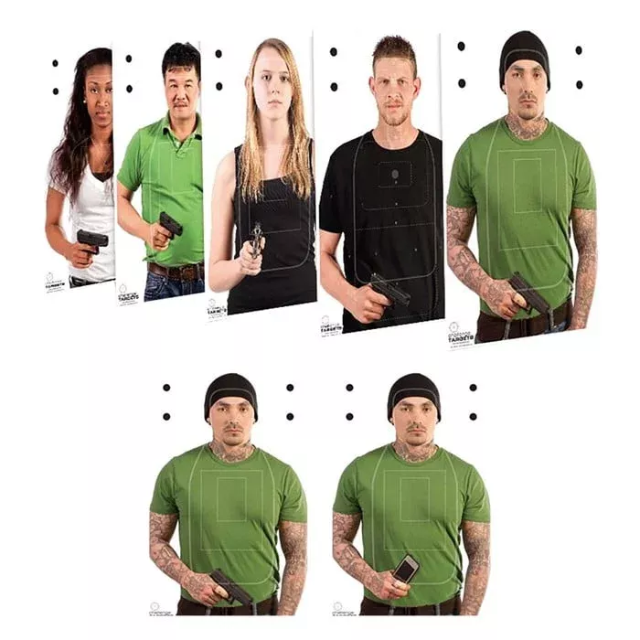 CHALLENGE TARGETS – Shoot/No Shoot Paper Target Assortment 25 Pack Quantity Discount PriceAdd To Favorite