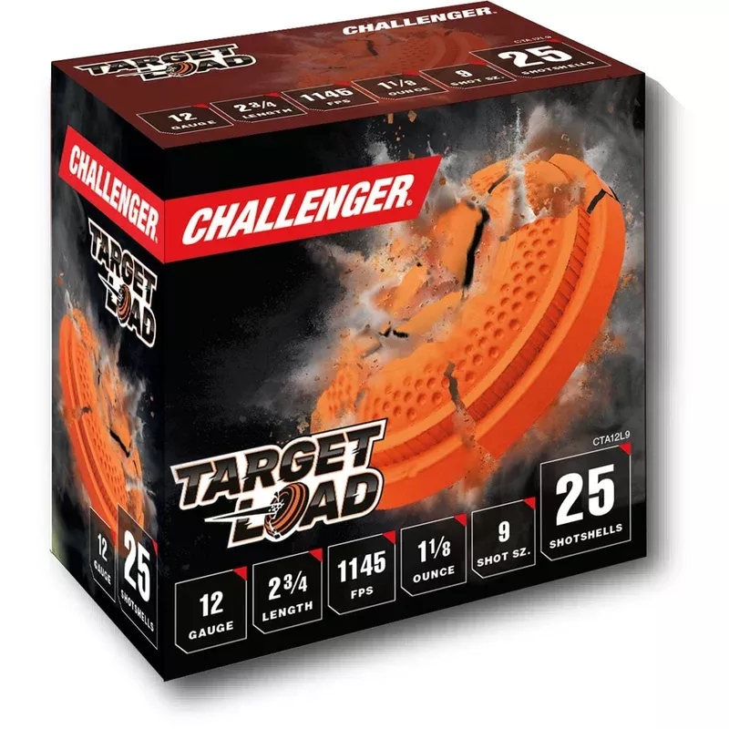 CHALLENGER AMMO – First Class Trgt Ld 12GA 2-3/4″ 1-1/8oz #9 1145 FPS 250/Case Quantity Discount PriceAdd To Favorite
