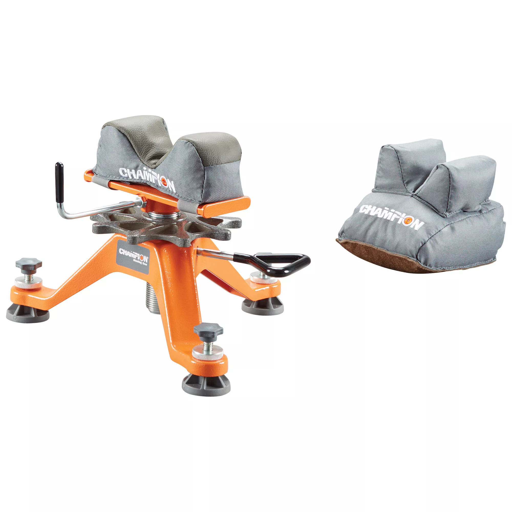Champion Tri-Stance Shooting Rest w /Rear Bag Orange