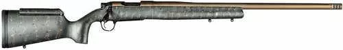 Christensen Arms Mesa Long Range Rifle 308 Win 4+1 16.25" Burnt Bronze Cerakote Threaded Barrel & Steel Drilled & Tapped Receiver, Green w/Black/Tan Webbing Adj Cheek Riser Polymer Stock