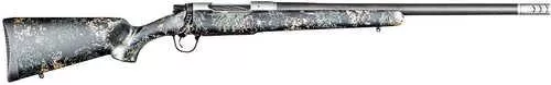 Christensen Arms Ridgeline FFT Bolt Action Rifle 7mm PRC 22" Barrel 4 Round Capacity Carbon Synthetic Stock With Green And Tan Accents Burnt Bronze Cerakote Finish