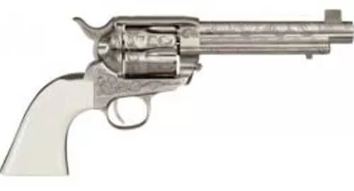 Cimarron Bat Masterson Revolver 357 Magnum 5.5" Barrel 6Rd Nickel Finish