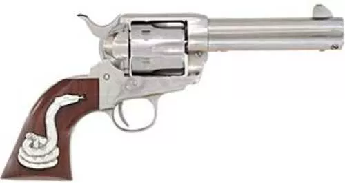 Cimarron Man With FALSE Name Revolver 45 Long Colt 4.75" Barrel 6Rd Stainless Steel Finish