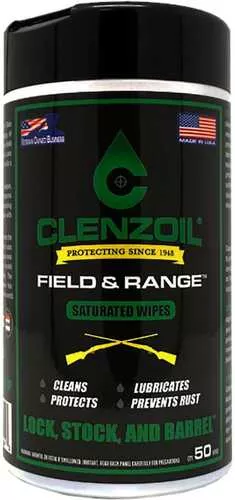 Clenzoil Field & Range Solution Saturated Wipes 50 ct.