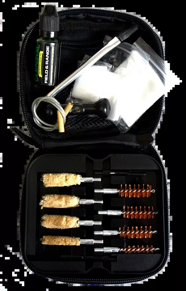 Clenzoil Multi-Caliber Pistol Cleaning Kit - 17 Piece Set