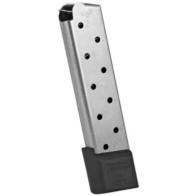 CMC Products Magazine | Railed Power Mag | 45 ACP | 10 Rounds | Fits 1911 | Stainless | M-RPM-45FS10