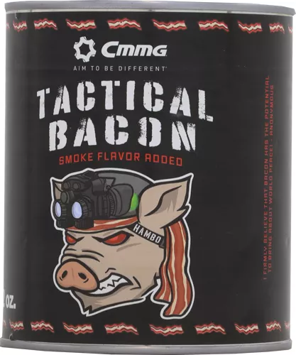 CMMG TACTICAL BACON 12OZ CAN – V2 HAMBO