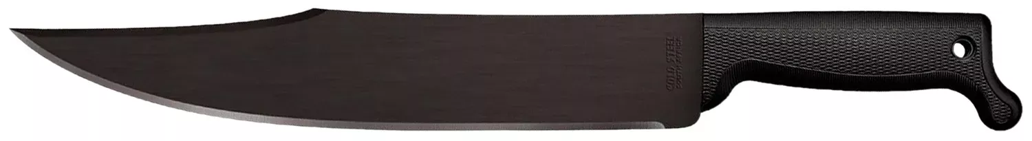 Cold Steel CS97BWM12S Bowie 12″ Black Matte Baked-On Anti Rust 65MN Carbon Steel Blade, Black Polypropylene Handle, 17.63″ Long, Includes Sheath