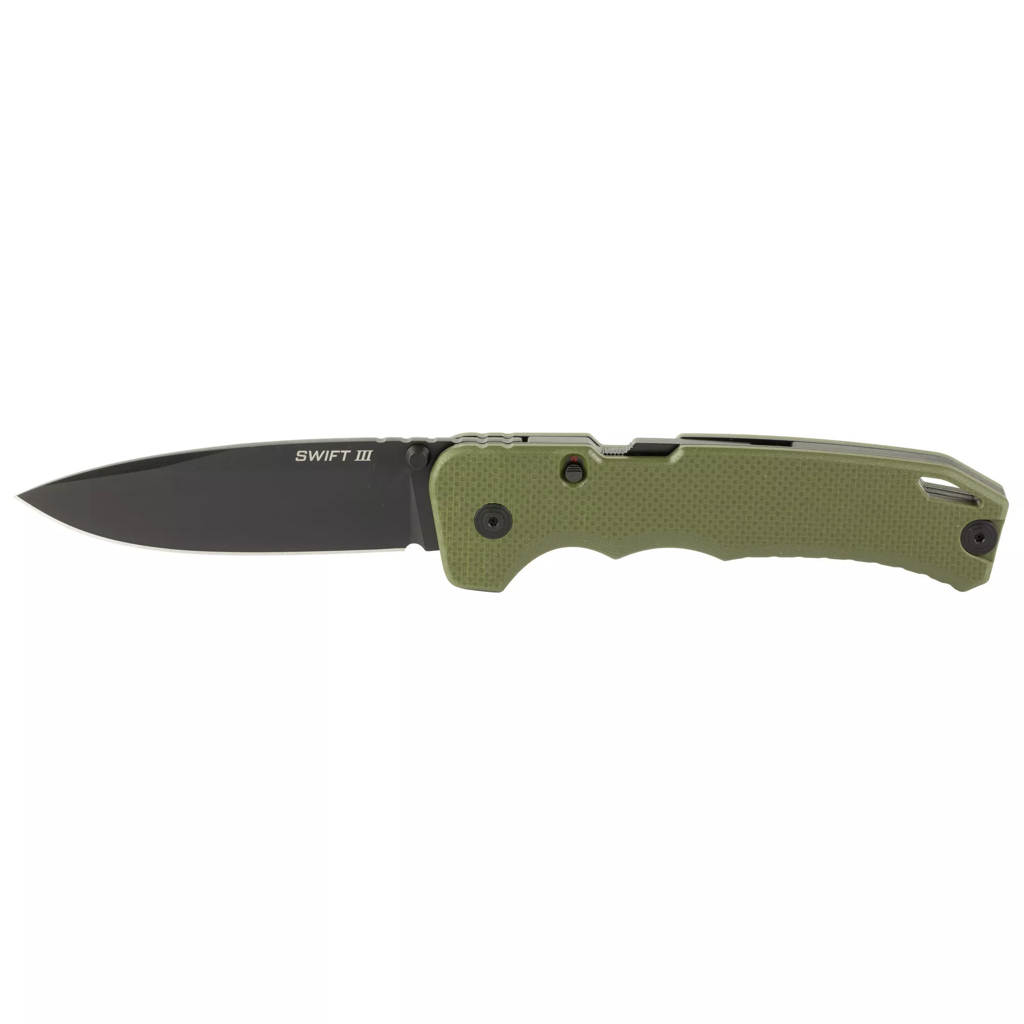 Cold Steel Swift III Folding Knife Drop Point Blade 4 ” Black G-10 Handle