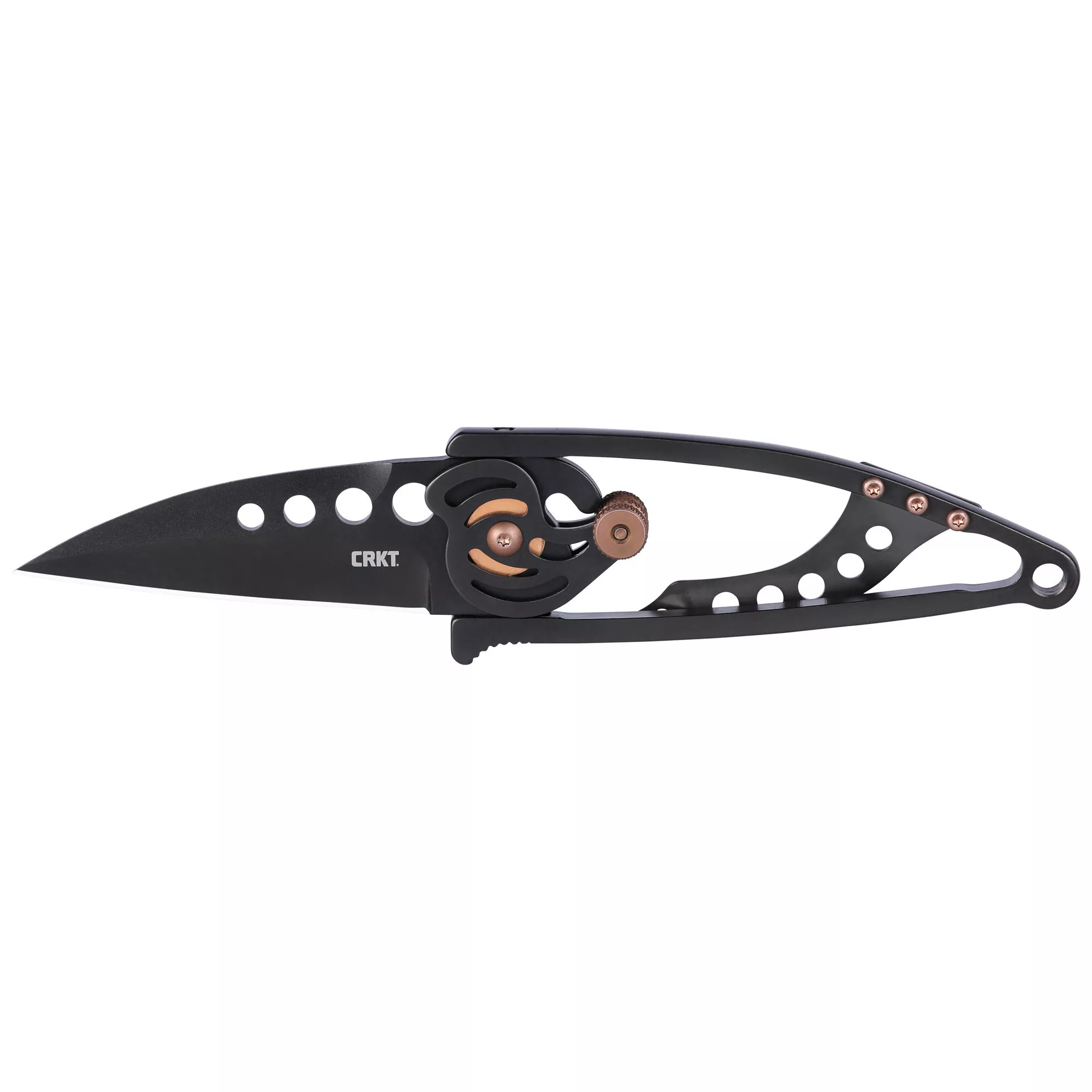 Columbia Snap Lock Folding Knife Wharncliffe Blade 2.55 ” Black Handle