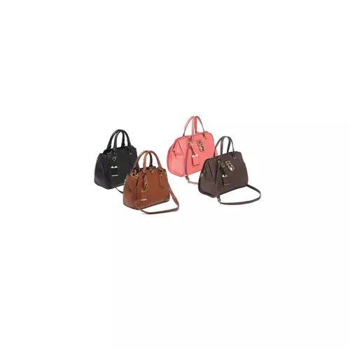 CONCEALED CARRY SATCHEL PURSE W/ HOLSTER – CHOCOLATE BROWN