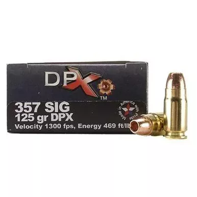 Corbon .357 SIG Ammunition 125 Grain DPX 20/Box