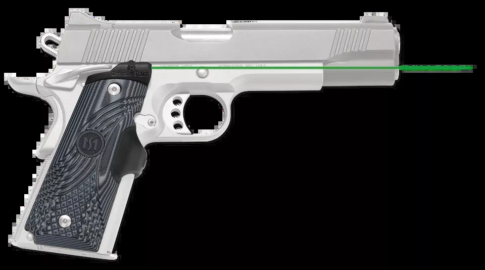 Crimson Trace LG-904G Lasergrips Master Series for 1911 Full Size - Black with Red Laser