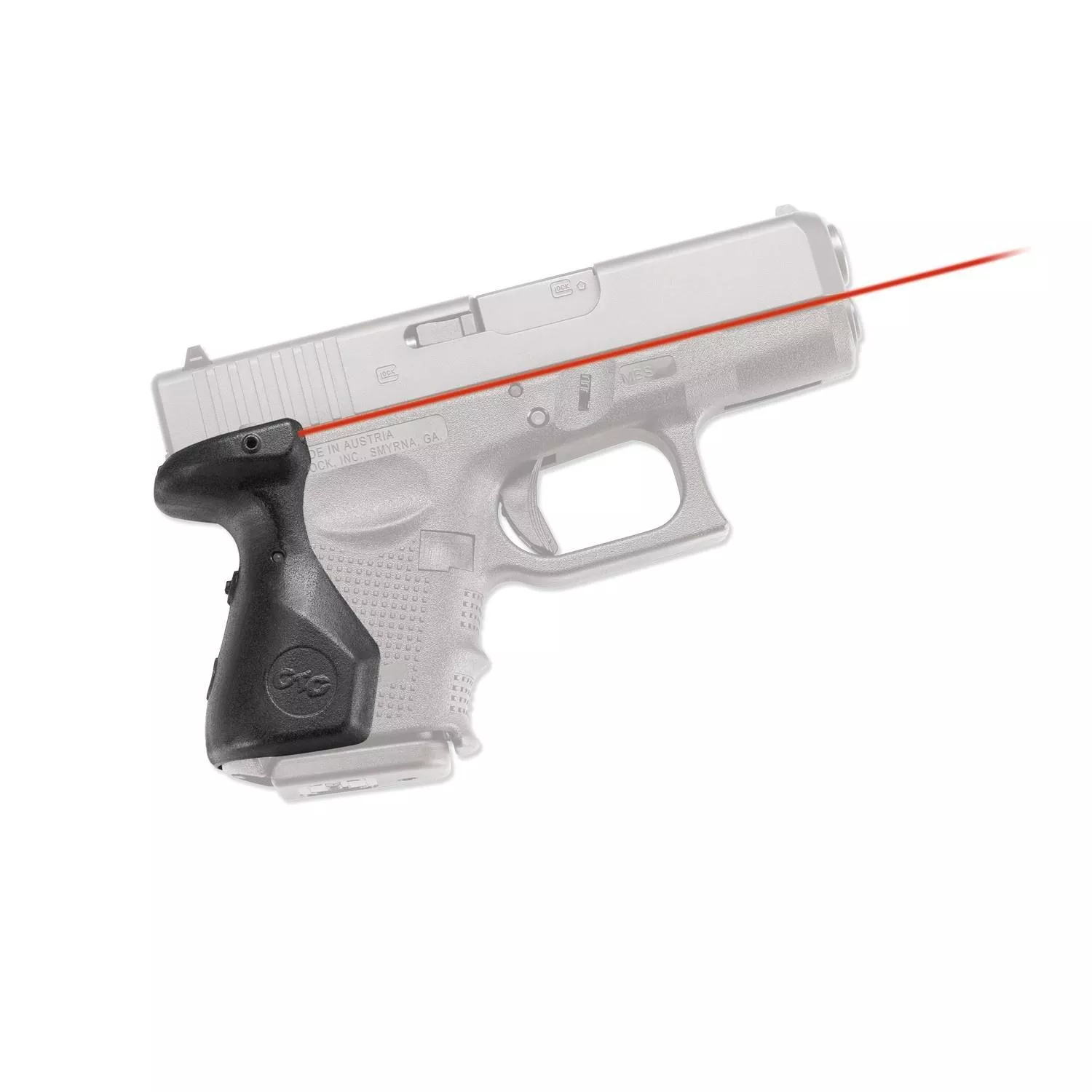 Crimson Trace Semi-Automatic Lasergrip – for Glock 4th Generation Sub-Compact .26/.27/.33