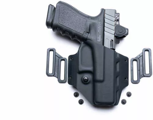 Crucial Concealment Covert OWB | Outside Waistband Holster | Right Hand | Kydex | Black | Fits Sig Sauer P365XL | 1115