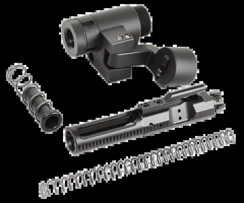 Dead Foot Arms Modified Cycle System with Right Folding Stock Adapter and Black Nitride BCG