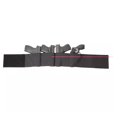 DeSantis Gunhide Belly Band Holster | Position 4 | Black | Fits Most Small Frame Autos | Large | 061BJG3Z0